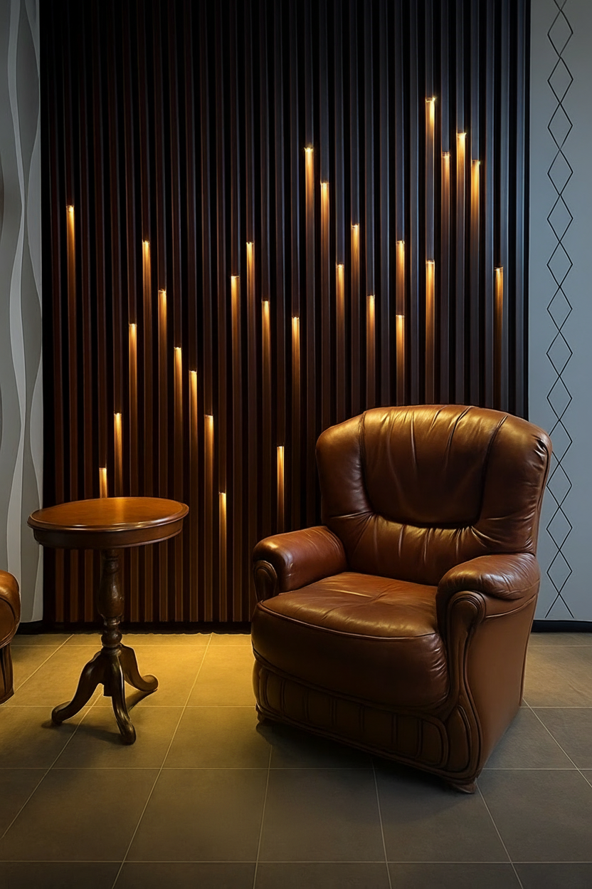 Panneaux Muraux 3D Lumineux – AURAWALL™