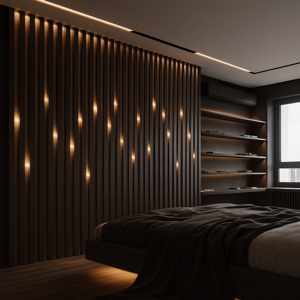 Panneaux Muraux 3D Lumineux – AURAWALL™