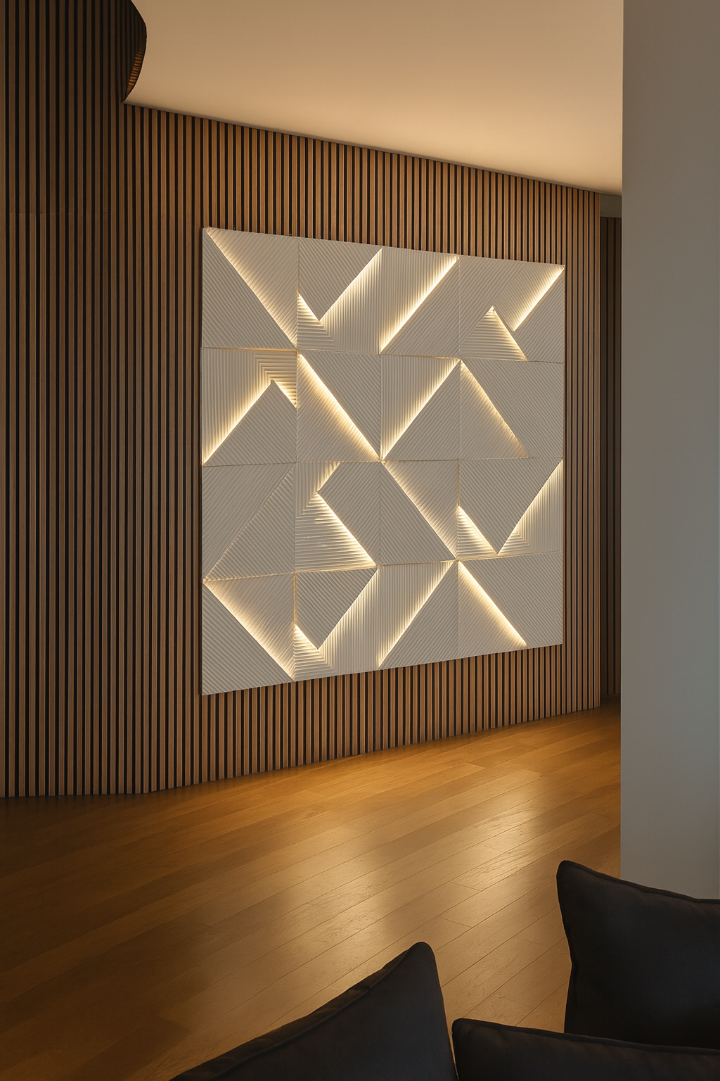 Panneaux Muraux 3D – AURAWALL™ Cyber Space