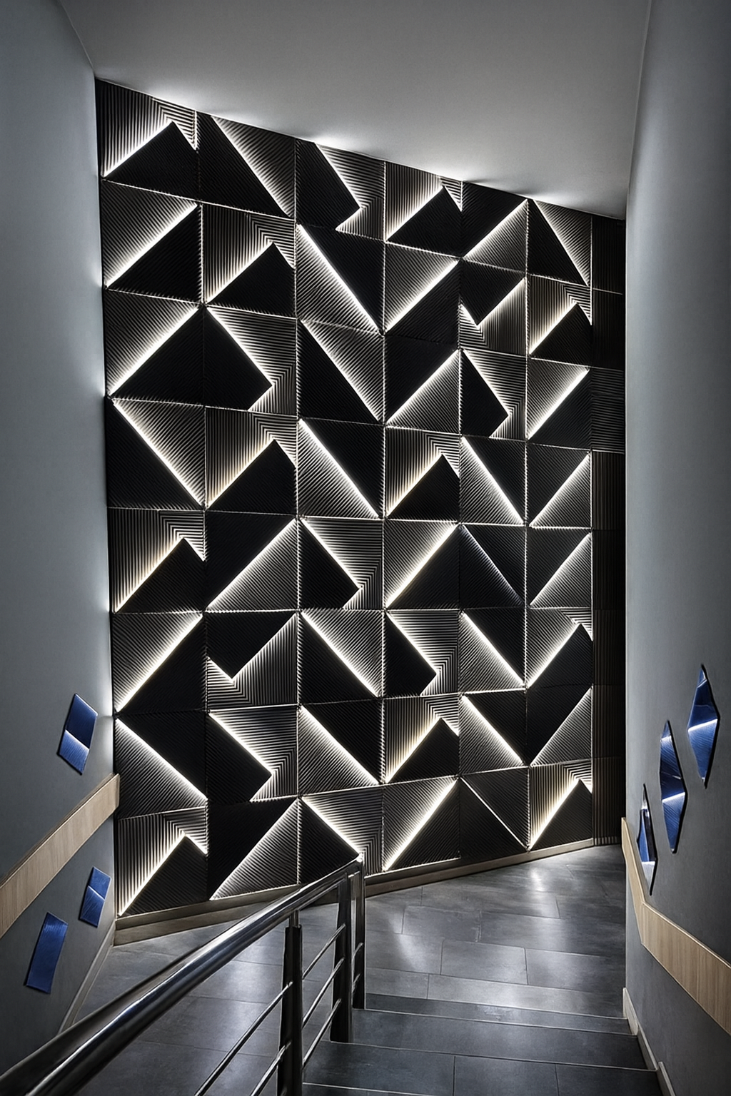 Panneaux Muraux 3D – AURAWALL™ Cyber Space