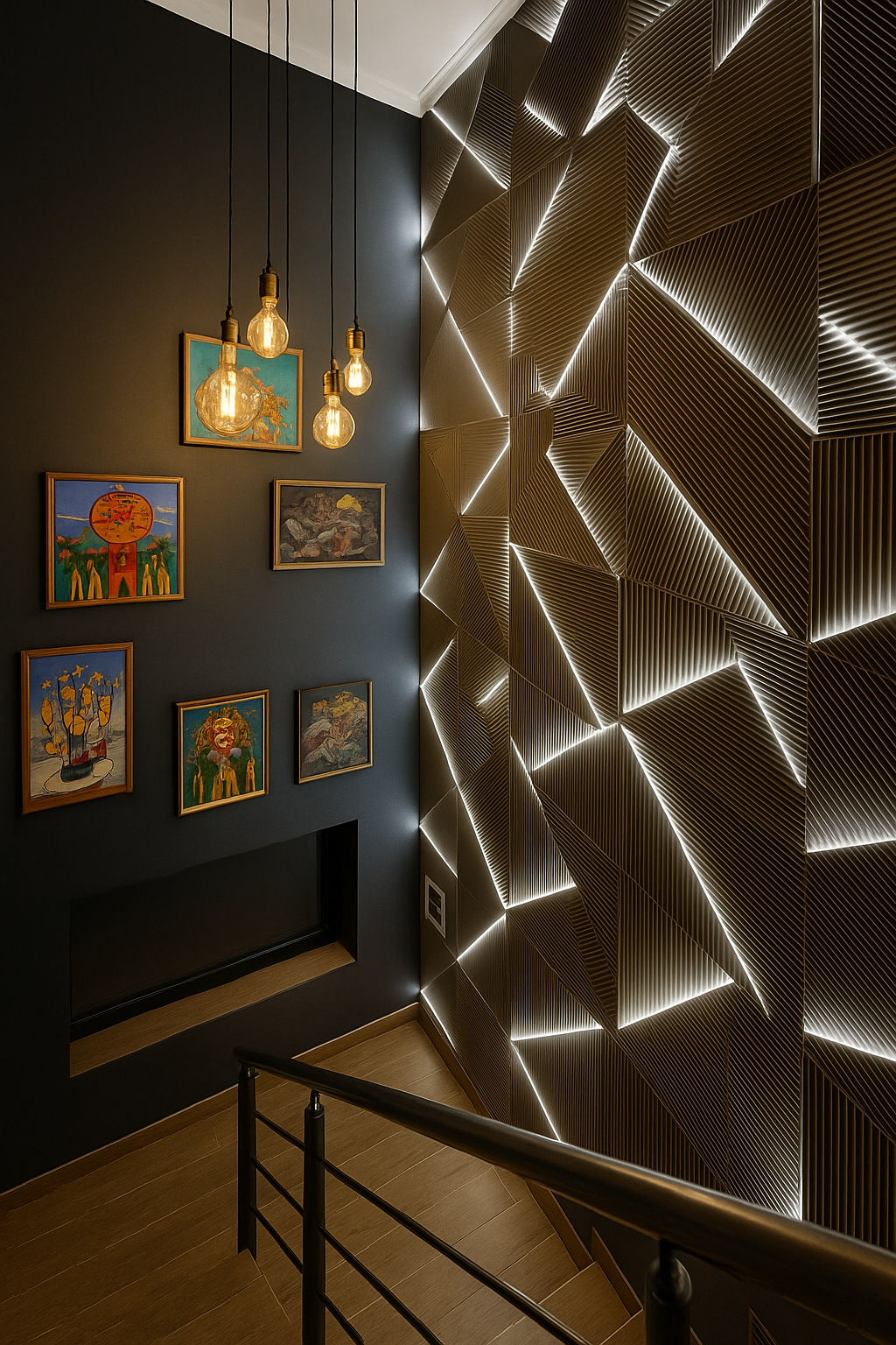 Panneaux Muraux 3D – AURAWALL™ Cyber Space