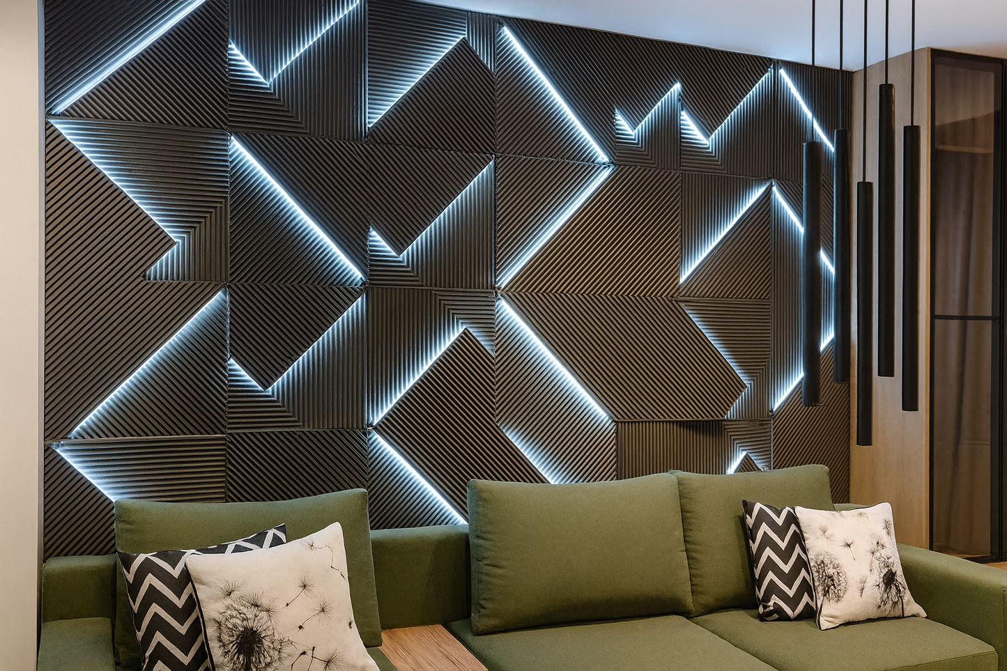 Panneaux Muraux 3D – AURAWALL™ Cyber Space