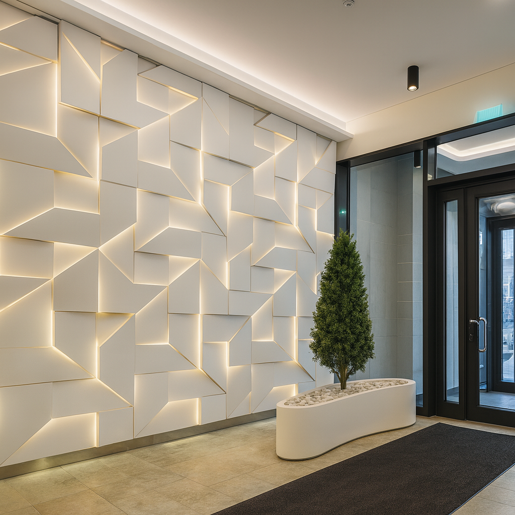 Panneau mural 3D design – AURAWALL™ Nova Radiance
