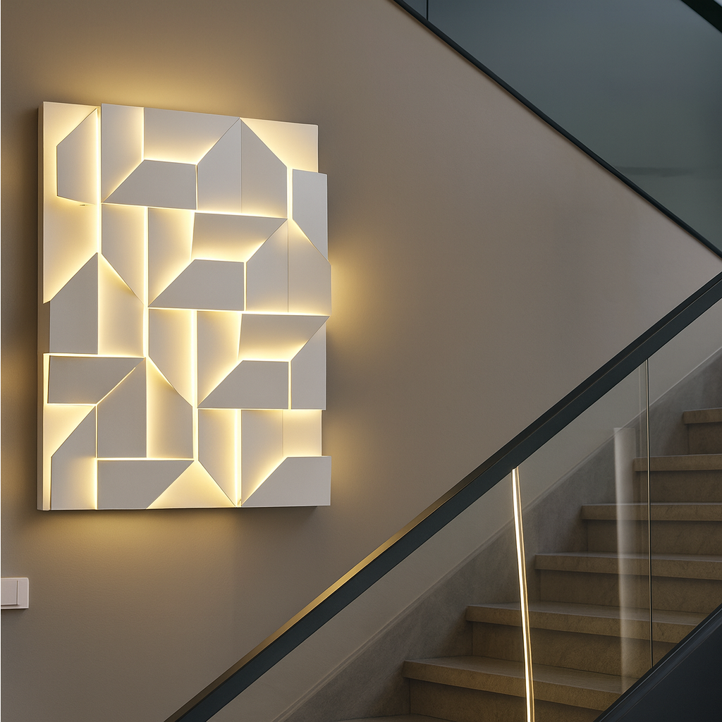 Panneau mural 3D design – AURAWALL™ Nova Radiance