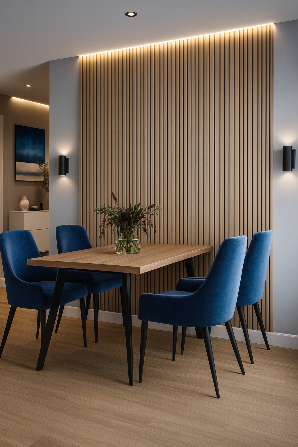 Panneau mural 3D AURAWALL™ – Lumina Verticalis