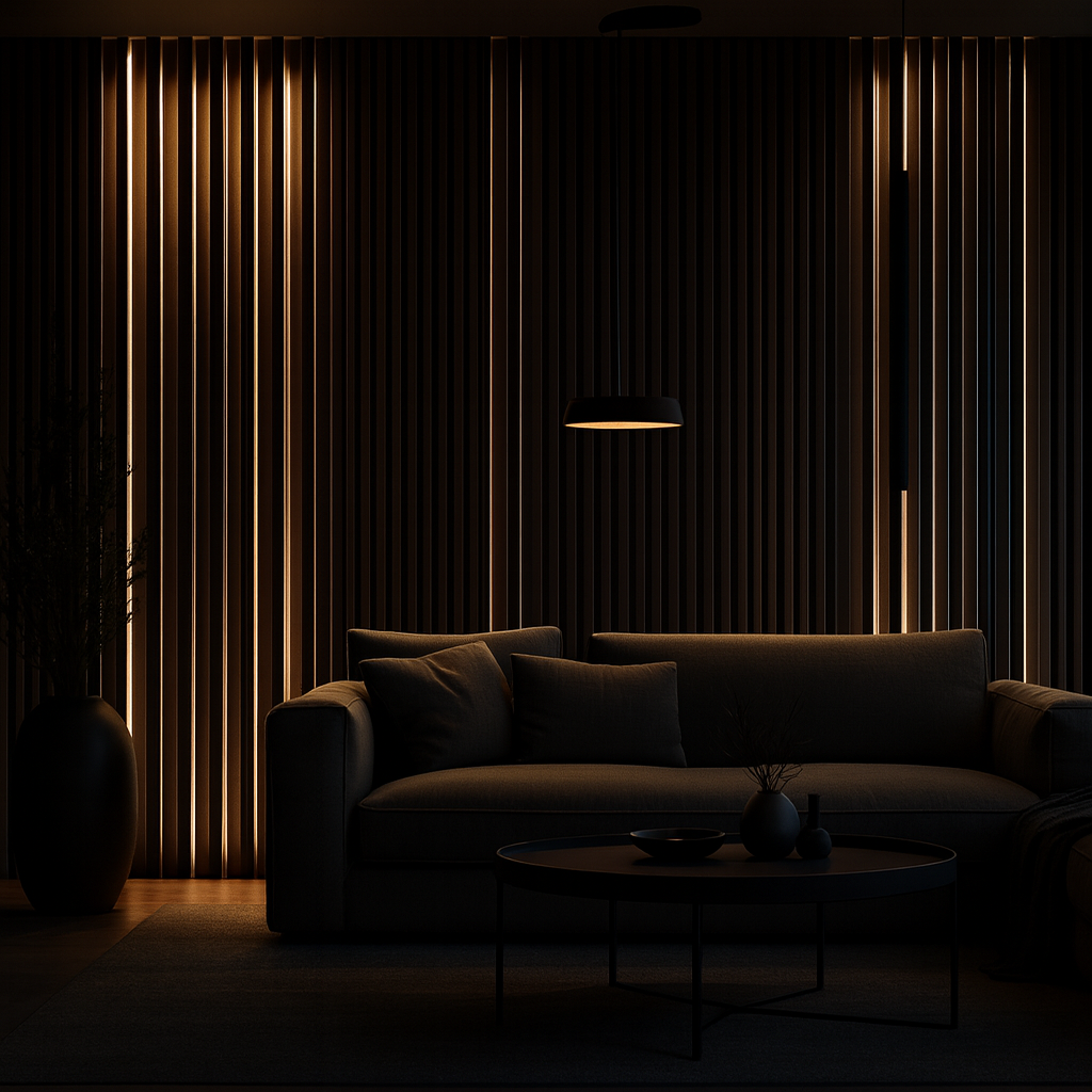 Panneaux Muraux 3D Lumineux – AURAWALL™